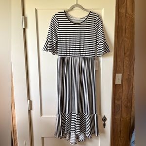 NWT Black & White Stripe Dress